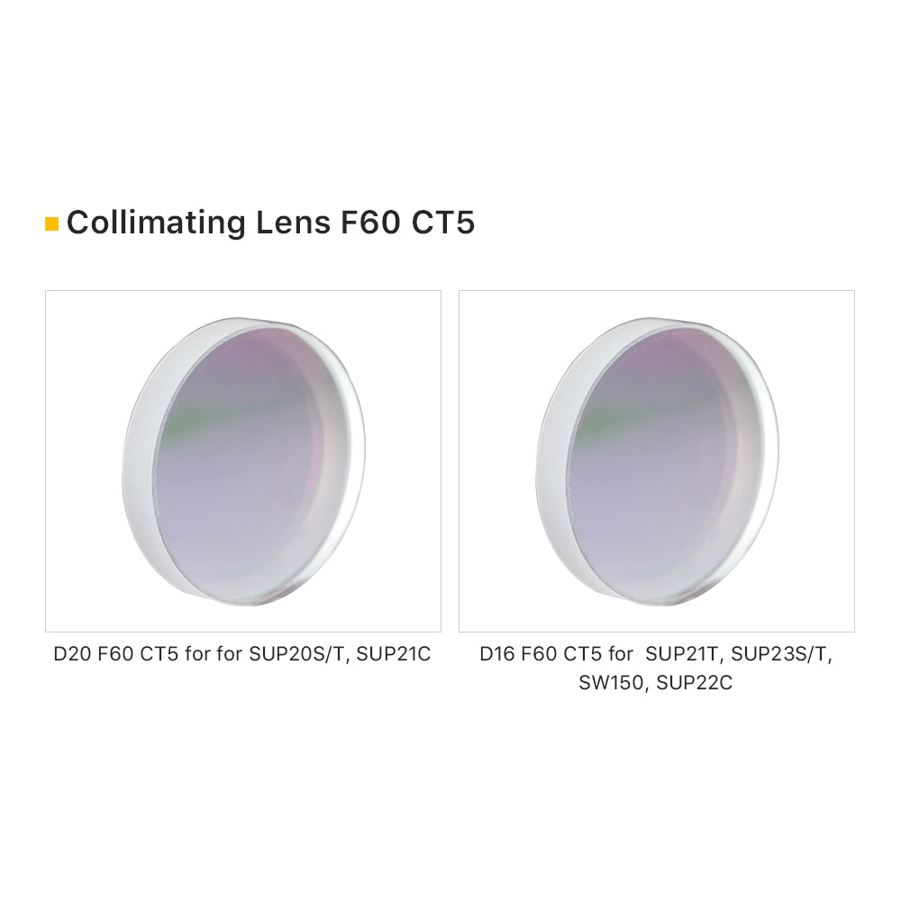 RedSabre / CW 1500W D16T5 F60 Collimating Lens for SUP23T