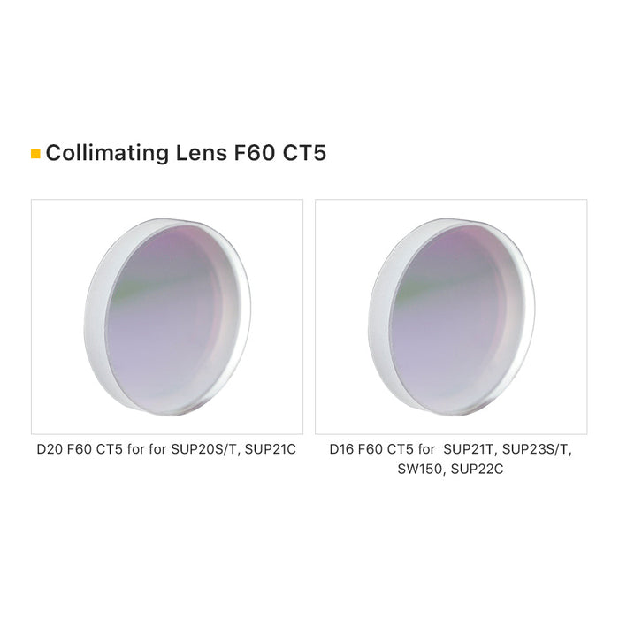 RedSabre / CW 1500W D16T5 F60 Collimating Lens for SUP23T